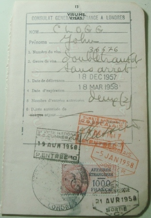 Selo consular da França de 1957