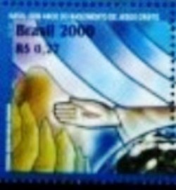 Selo postal do Brasil de 2000 Montanha