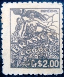 Selo postal do Brasil de 1946 Comércio 2