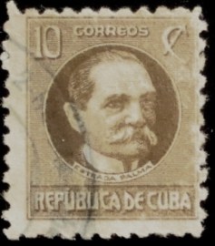 Selo postal de Cuba de 1930 Tomás Estrada Palma