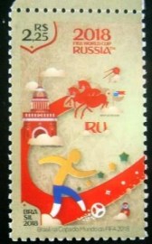 Selo postal do Brasil de 2018 Rostov-on-don 3755 M
