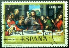 Selo postal da Espanha de 1979 The Last Supper