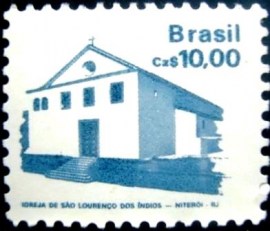 Selo postal Regular emitido no Brasil em 1987 - 650 M