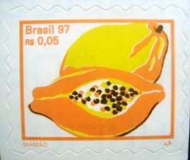 Selo postal regular emitido no Brasil em 1998 - 751 M