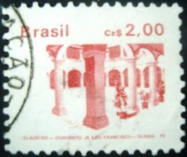 Selo postal Regular emitido no Brasil em 1986 - 648 N1D