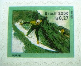 Selo postal Regular emitido no Brasil em 2000 - 790 M