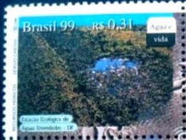 Selo postal do Brasil de 1999 Estação Ecológica