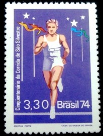 Selo postal Comemorativo do Brasil de 1974 - C 871