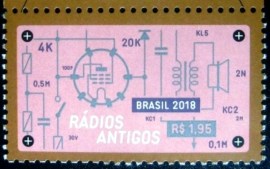 Selo postal do Brasil de 2018 Circuit Diagram