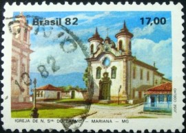 Selo postal Comemorativo do Brasil de 1982 - C 1267 U