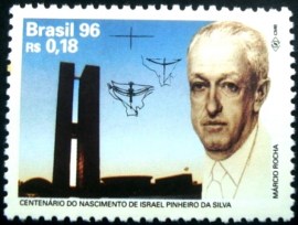 Selo postal COMEMORATIVO do Brasil de 1996 - C 1992 M