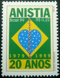 Selo postal Comemorativo do Brasil de 1999 - C 2209 M