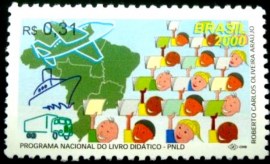 Selo postal do Brasil de 2000 Livro Didático