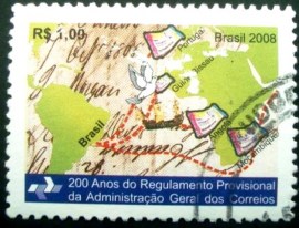 Selo postal COMEMORATIVO, do Brasil de 2008 - C 2770 U