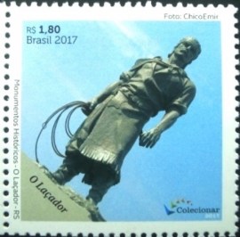 Selo postal COMEMORATIVO do Brasil de 2017 - C 3701 M