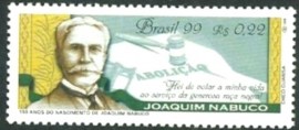 Selo postal do Brasil de 1999 Joaquim Nabuco