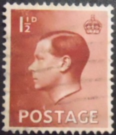 Selo postal do Reino Unido de 1936 King Edward VIII