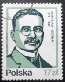 Selo postal da Polônia de 1983 Stanislaw Szober