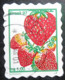 Selo postal regular emitido no Brasil em 1997 743 U