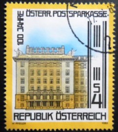 Selo postal da Áustria de 1983 Post Savings Bank
