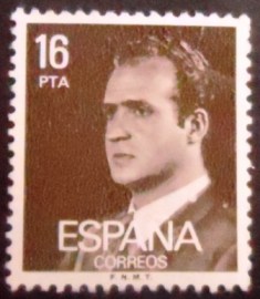 Selo postal da Espanha de 1980 King Juan Carlos I 16