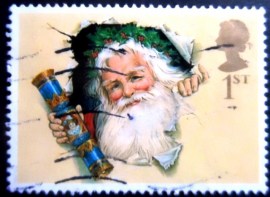 Selo postal do Reino Unido de 1997 Father Christmas