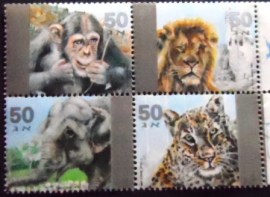 Série de selos postais de Israel de 1992 Zoo Animals