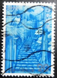 Selo postal do Japão de 1973 Tenryu-Okumikawa
