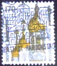 Selo postal da Alemanha de 1991 Russian Church