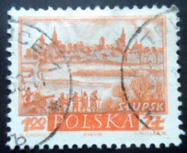 Selo postal da Polônia de 1960 Slupsk