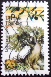 Selo da França de 2018 Olive Tree