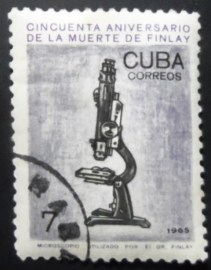 Selo postal de Cuba de 1965 Dr. Carlos J. Finlay