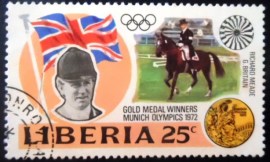 Selo postal da Libéria de 1973 Richard Meade