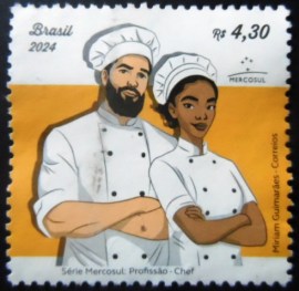 Selo postal do Brasil de 2024 CHEF