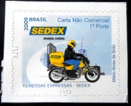 Selo postal do Brasil de 2011 Sedex BR