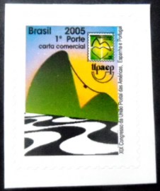 Selo postal do Brasil de 2005 Congresso UPAEP