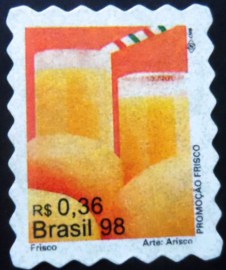 Selo postal regular emitido no Brasil em 1998  759 M