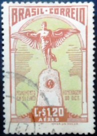 Selo postal AÉREO do Brasil de 1947 - A 62 U