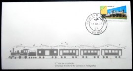 FDC Oficial nº 225 de 1981 Ferrovia Madeira-Mamoré