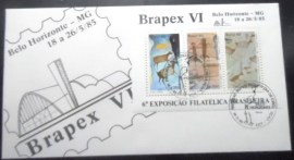 FDC Oficial nº 362 de 1985 BRAPEX VI