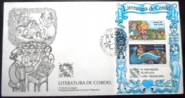 Envelope de 1º Dia de Circulação de 1986 Literatura de Cordel