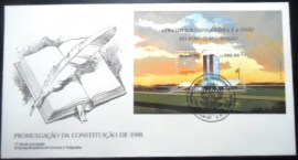 FDC Oficial nº 453 de 1988 Constituição de 1988