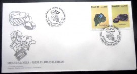 FDC Oficial de 1989 nº 474 Mineralogia