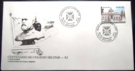 FDC Oficial nº 468 de 1989 Colégio Militar