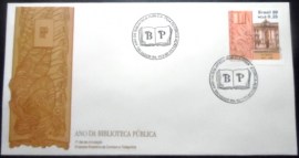 FDC Oficial nº 463 de 1989 Biblioteca Pública