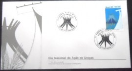 FDC Oficial nº 345 de 1984 Ação de Graças