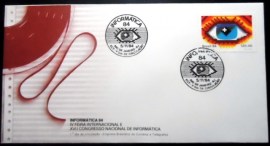 FDC Oficial de 1984 nº342 Informática 84