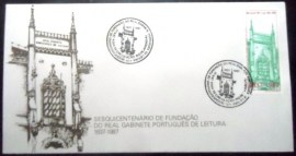 FDC Oficial nº 427 de 1986 Real Gabinete Português