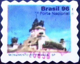 Selo postal regular emitido no Brasil em 1997 724 U