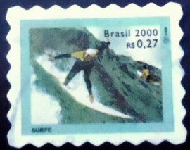 Selo postal do Brasil de 2000 - Surf U